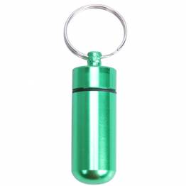 Waterproof container for pills or geocaching (bison) - Green