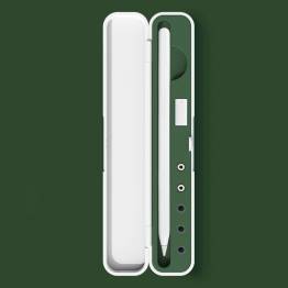  Case for Apple Pencil 1/2 and accessories - White and green