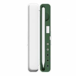 Case for Apple Pencil 1/2 and accessories - White and green