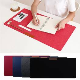  Beautiful large mouse pad in felt 70x33 cm - Wine red