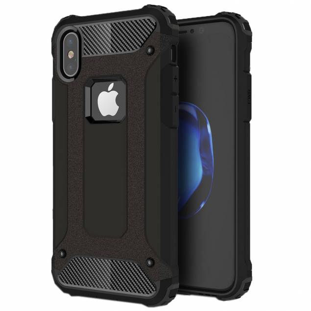 Extra protective cover for iPhone X / XS - Black