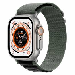  Apple Watch Ultra Nylon Loop Strap - Green/Black