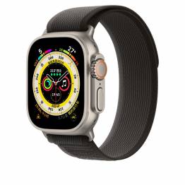  Nylon Loop strap for Apple Watch Ultra and Watch 44/45mm - Black