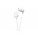 JVC colorful in-ear headphones - White
