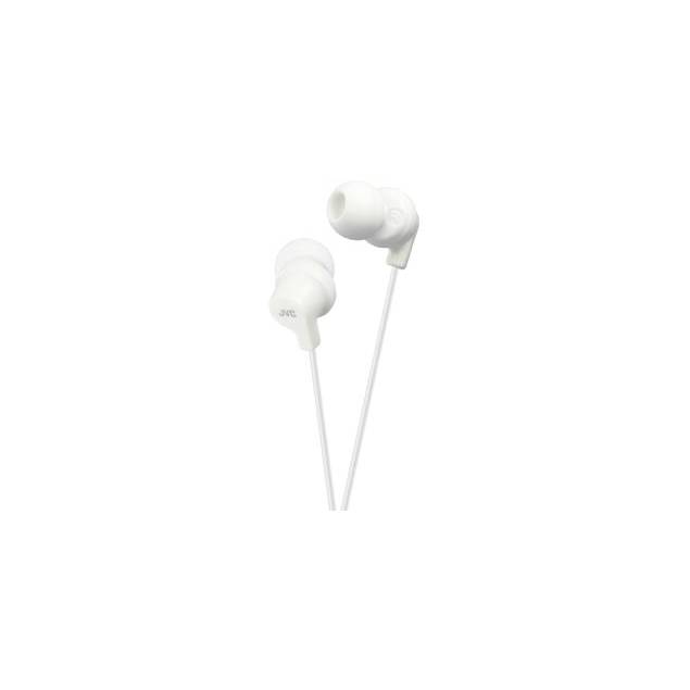 JVC colorful in-ear headphones - White