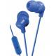JVC in-ear headphones with remote contro...