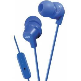 JVC in-ear headphones with remote control and microphone - Blue