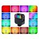 RGB photo light with battery and adjustable brightness with remote control