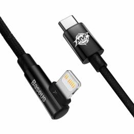 Baseus MVP 2 hardened USB-C to Lightning cable with angle - 1m - Black