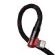 Baseus MVP hardened USB to Lightning cable with angle - 1m - Red