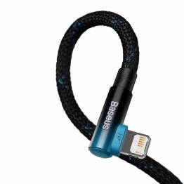  Baseus MVP hardened USB to Lightning cable with angle - 1m - Blue