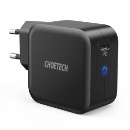 Choetech GaN 60W USB-C PD compact fast charger w 1.8m USB-C cable