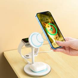  Elegant 3-in-1 wireless charger for iPhone 12/13/14, AirPods and Apple Watch