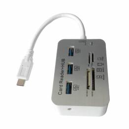 USB-C dock with SD, micro SD and 3x USB