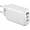 Goobay 3-port 65W Mac, iPhone and iPad USB-C PD/USB-A charger - White