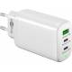Goobay 3-port 65W Mac, iPhone and iPad USB-C PD/USB-A charger - White