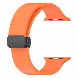  Silicone strap for Apple Watch Ultra with magnetic clasp - Orange