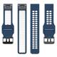 Silicone strap for Garmin Fenix 7S / 6S / 5S - 20mm - Blue/White