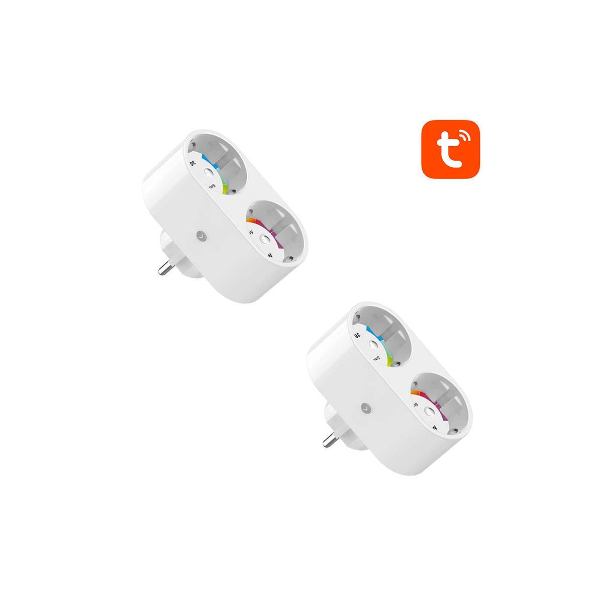 Gosund 2-pack Smart double 2x power plug with Wi-Fi - Alexa, Google Home -  Mackabler.dk