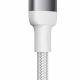 Joyroom USB to Lightning cable with diode - 1.2m - woven white