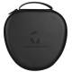 WiWU protective case for AirPods Max with handle - Black leather look