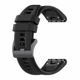 Silicone strap for Garmin Fenix 7 22mm - Black