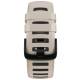 Silicone strap for Garmin Instinct wearable - Tundra white/Black