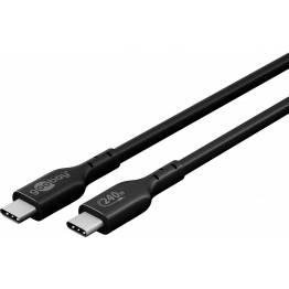 Goobay USB-C 2.0 charging and data cable 240W PD - 1m - Black