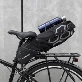  Large saddle bag for bicycles w easy installation - up to 65cm and 12l