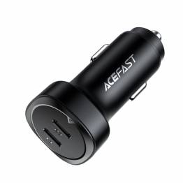  Acefast powerful dual car charger with 2x USB-C PD - 72W