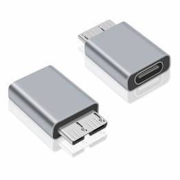  USB-C female to USB 3.0 Micro B adapter for external hard drive/SSD