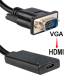 VGA to HDMI adapter with USB for power and sound - 1080p
