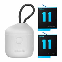 Telesin Allin waterproof charger box with 3 slots for GoPro Hero 9/10/11 incl 2 batteries