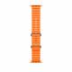 Ocean silicone strap for Apple Watch Ultra and Watch 44/45mm - Orange