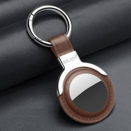  SULADA AirTag key ring holder in synthetic leather - Brown