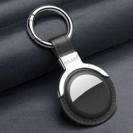  SULADA AirTag key ring holder in synthetic leather - Black