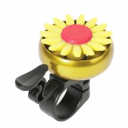 Bell for bicycle and scooter with flower - Yellow