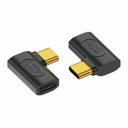 USB-C adapter with L-angle - 240W / 40Gbps / 8K