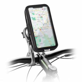 SBS mobile holder in aluminum for bicycle and motorcycle IPX6 - up to 6"