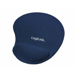 LogiLink Ergonomic Mouse Pad with Wrist Support - Blue