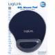 LogiLink Ergonomic Mouse Pad with Wrist Support - Blue