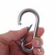 Carabiner in stainless steel - 6 cm