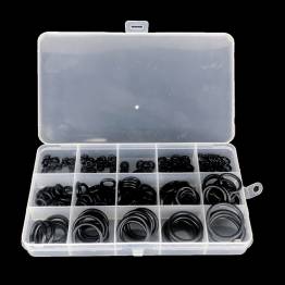  200 pcs rubber O-rings in 15 different sizes
