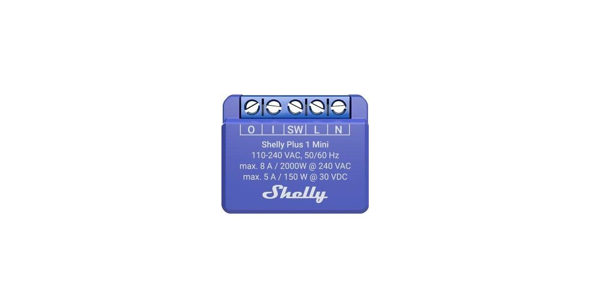 Shelly Plus 1 Mini -  - Stort udvalg