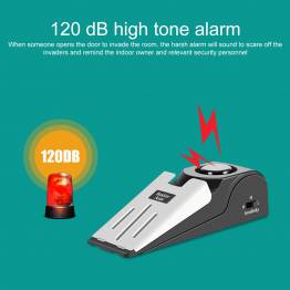  Door stop alarm for home, holiday home and hotel - 120dB