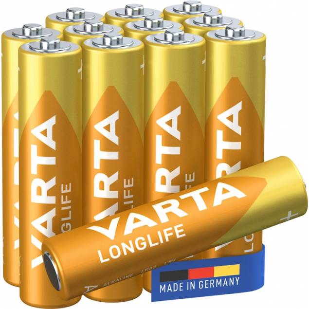 VARTA AAA Alkaline Battery Pack of 8 - Longlife