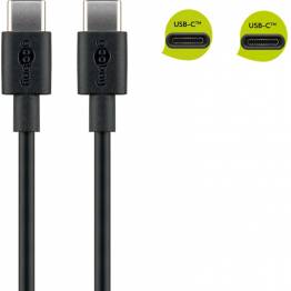 USB-C data and charging cable 60W from Goobay - 1m - Black