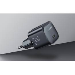  Joyroom nano 20W USB-C PD QC charger with Lightning cable - Black