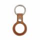 AirTag key ring holder in artificial lea...
