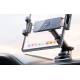Adjustable iPad / iPhone holder for the car w suction cup and telescopic arm